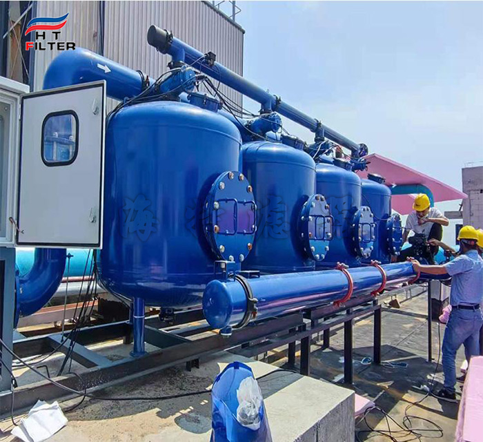 陶瓷廢水固液分離石英砂過(guò)濾器
